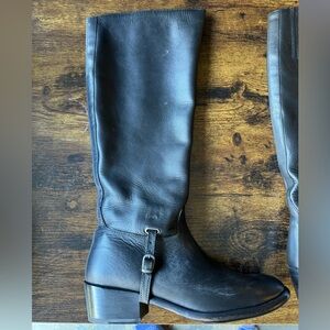 Ariat Preston Black Leather Tall Riding Boots 9B